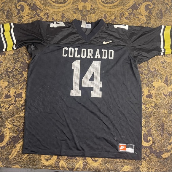 Vtg 90s Nike Colorado Buffaloes #14 Koy Detmer Jersey Men’s Size‎ Large Prime